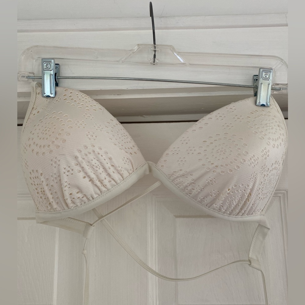 White string bikini top